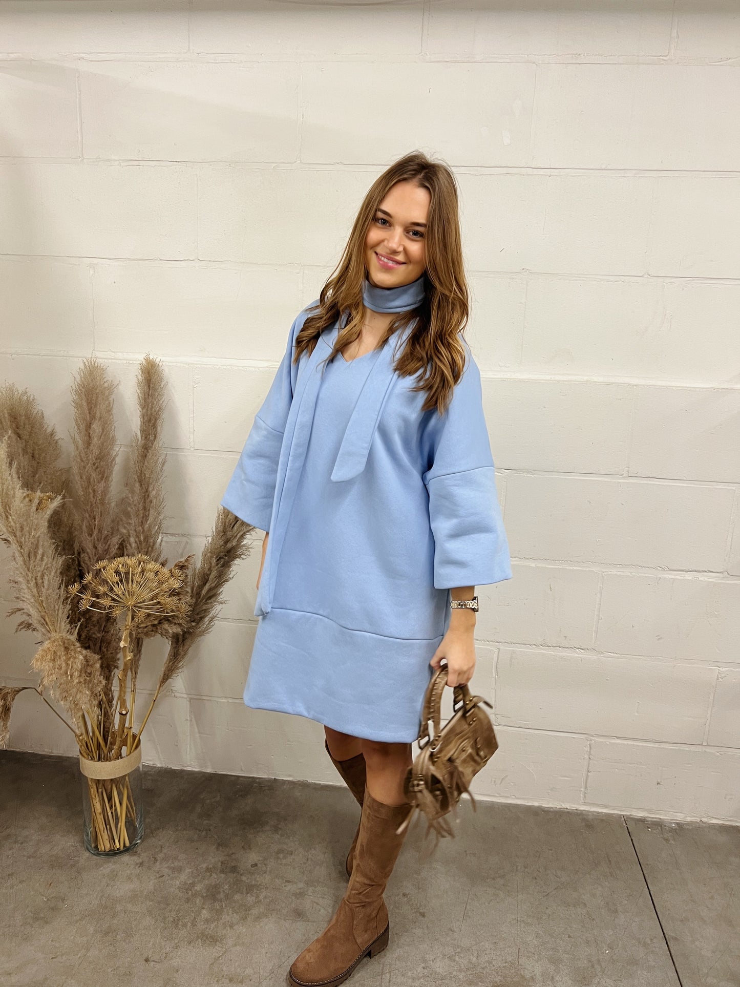 Nova dress blauw MINI PRIJSJE