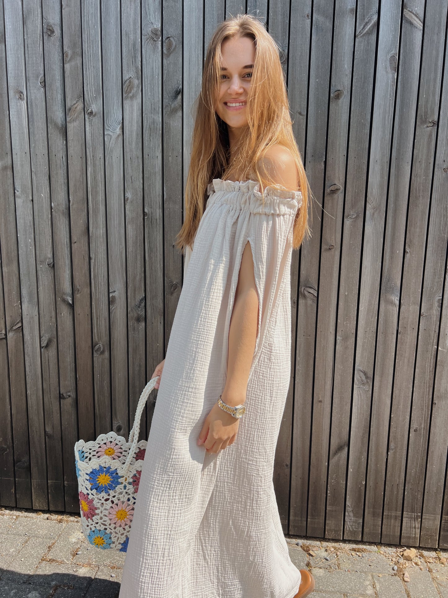 Mathilde dress beige