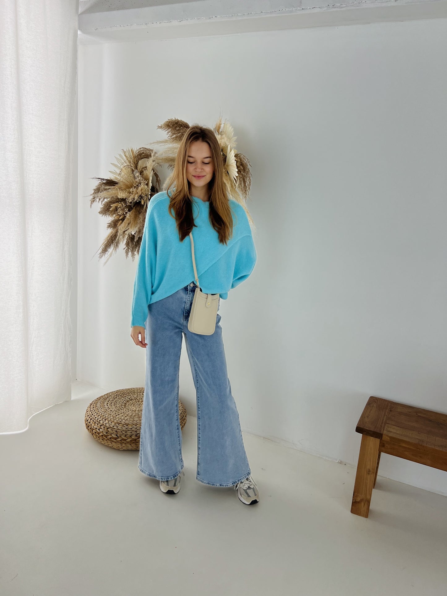 Simone knit blue