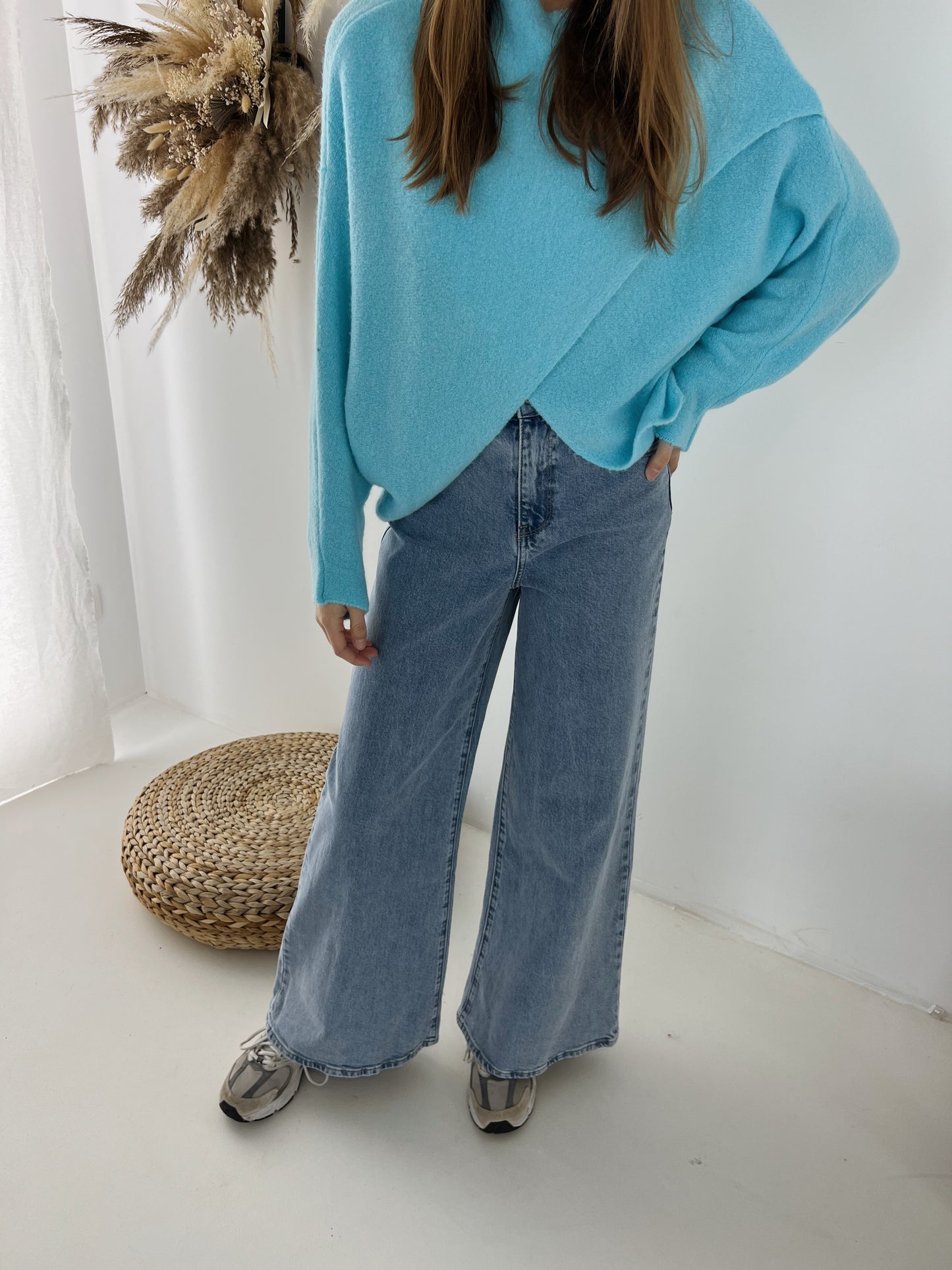 Simone knit blue