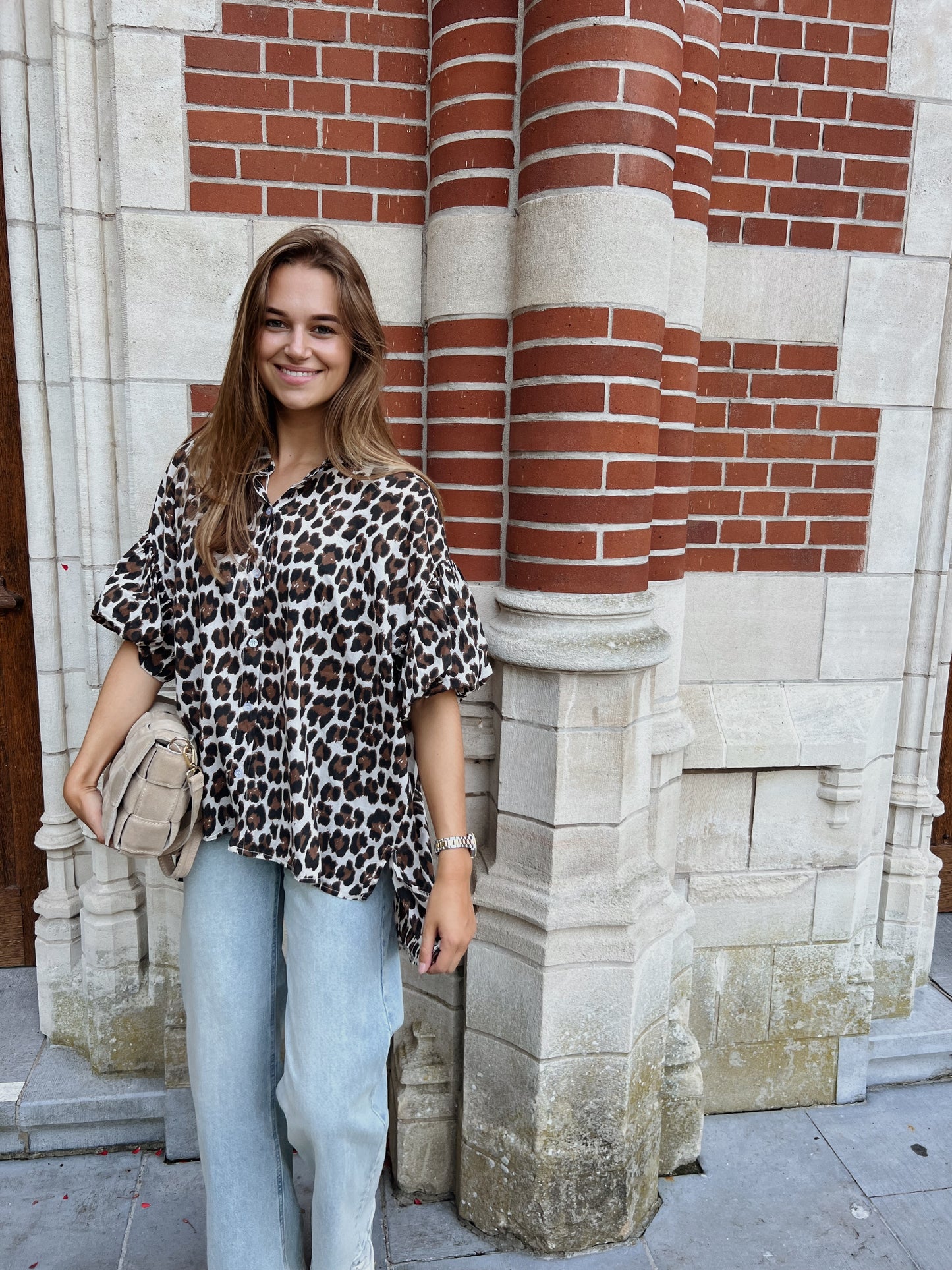 Quin leopard blouse