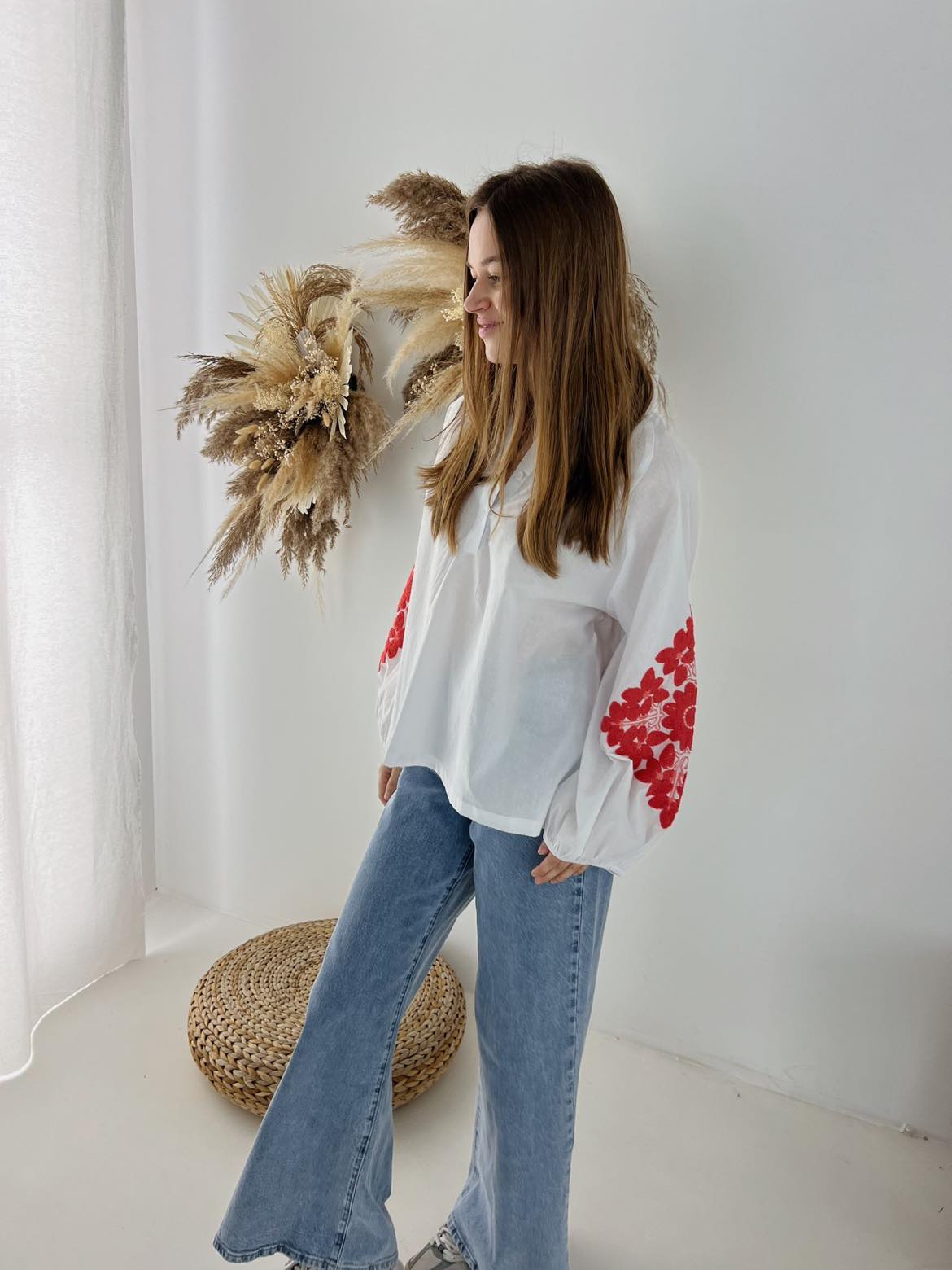 Rochelle blouse rood