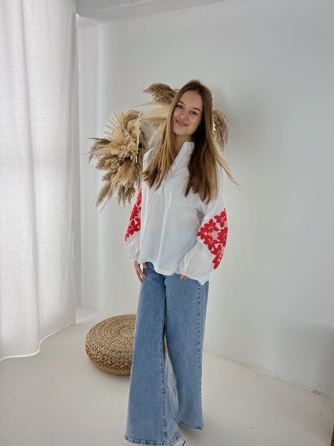 Rochelle blouse rood