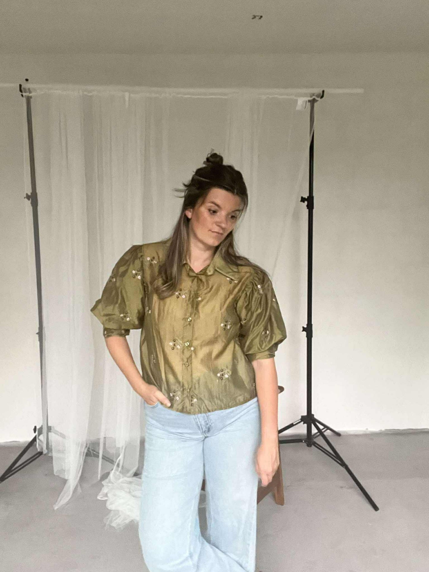 Vieve blousje groen Sundown Collection