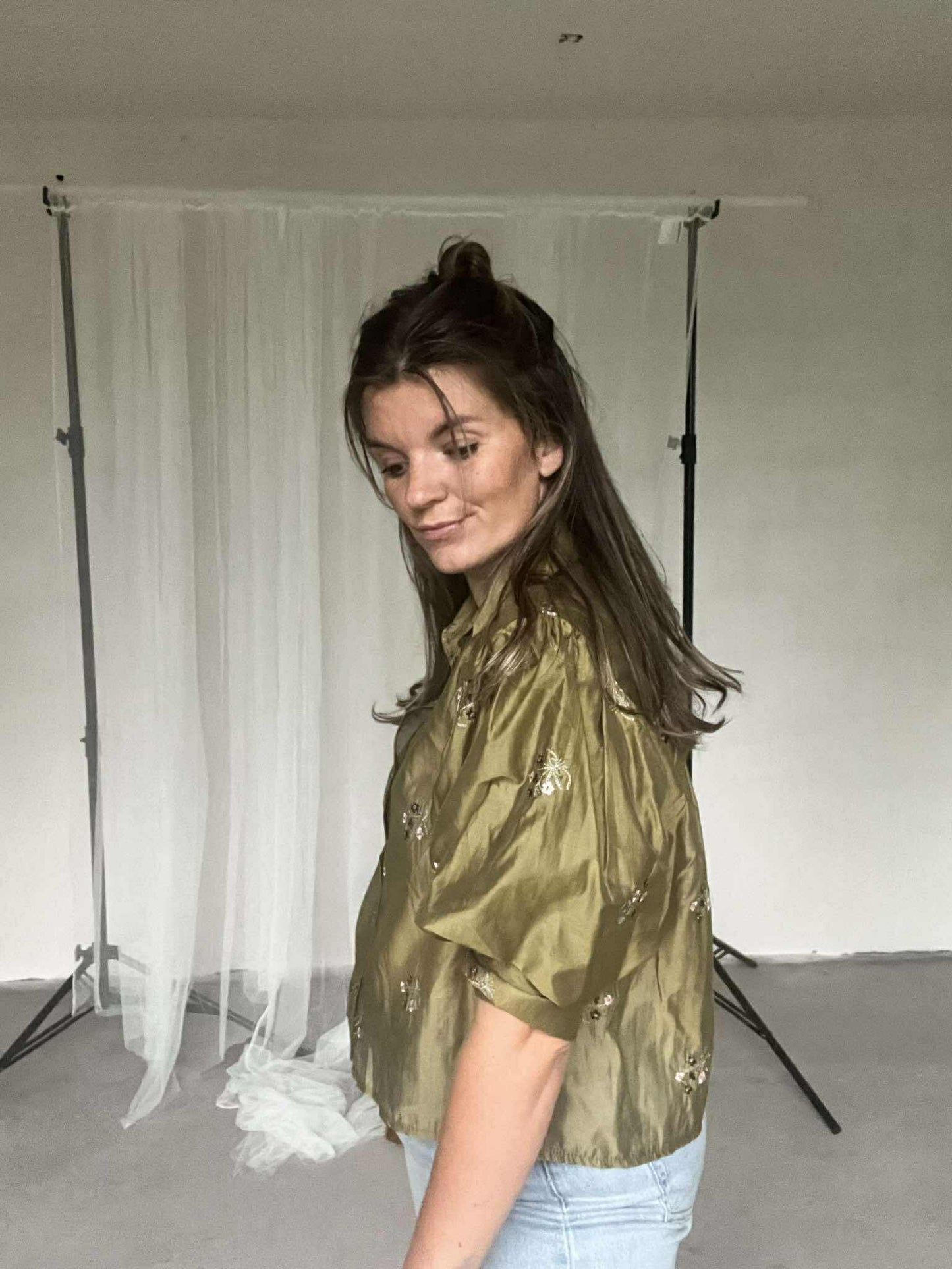 Vieve blousje groen Sundown Collection