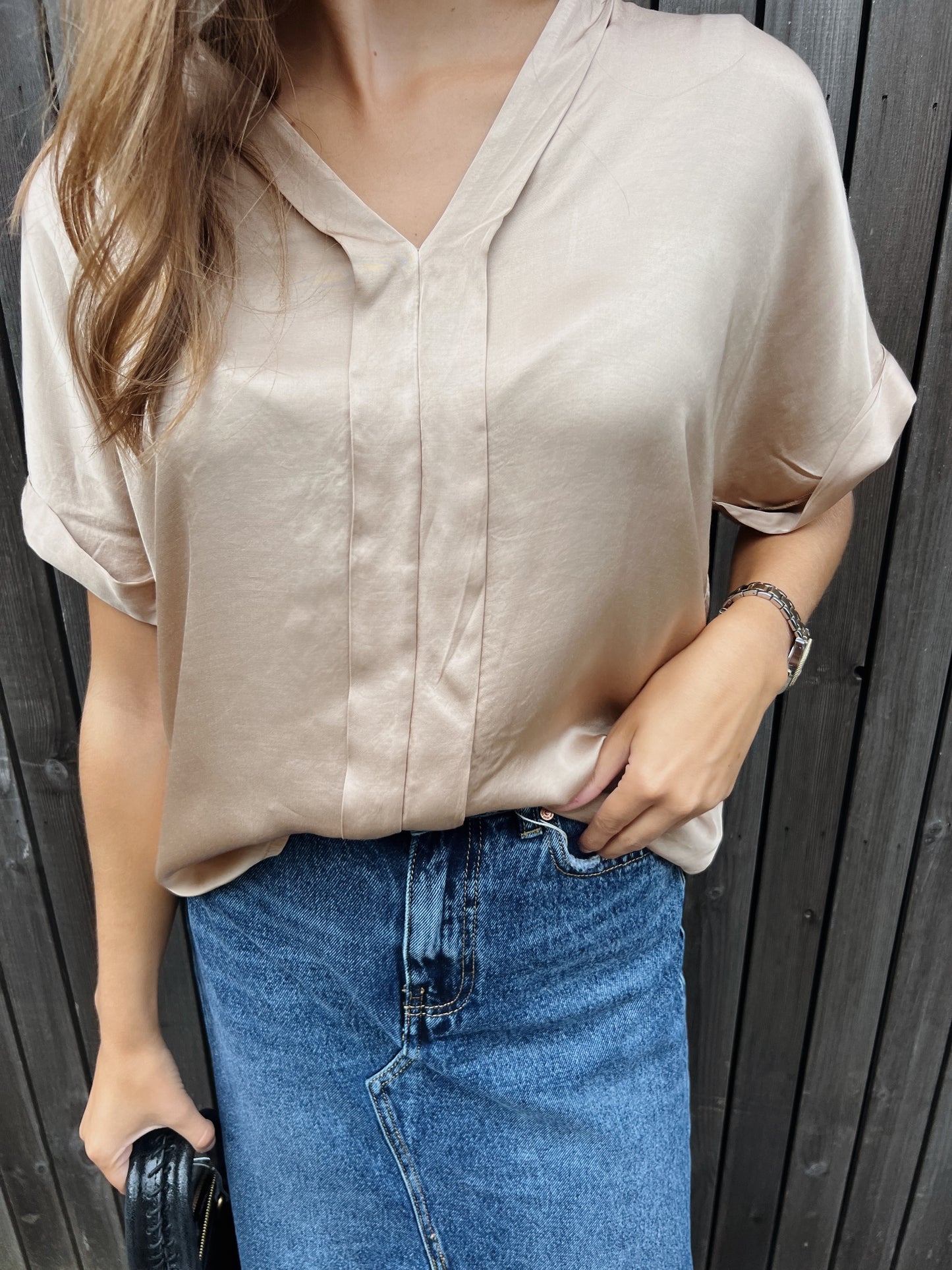 Rixit blouse beige MINI PRIJSJE