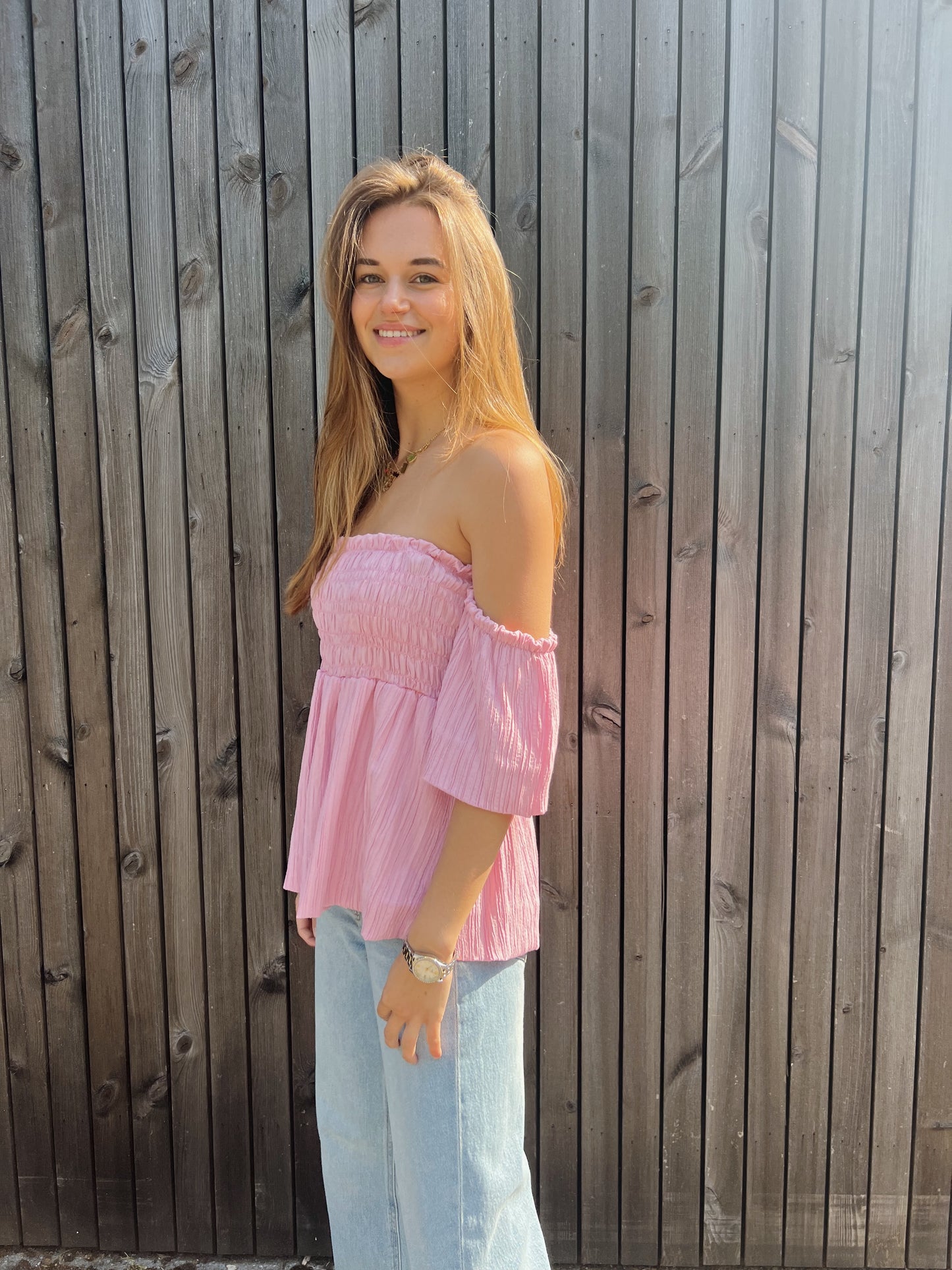 Livia top roos  LAATSTE STUK