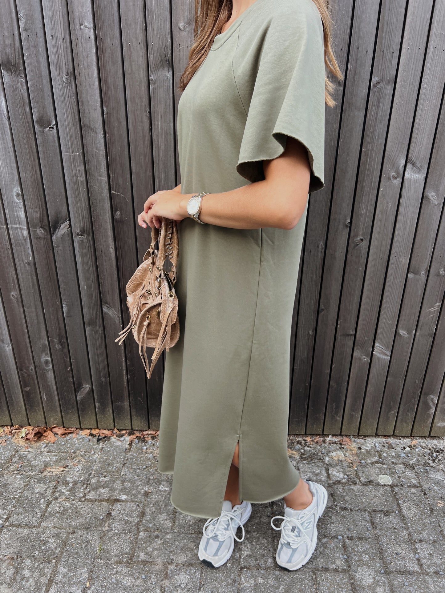 Amaryllis dress khaki