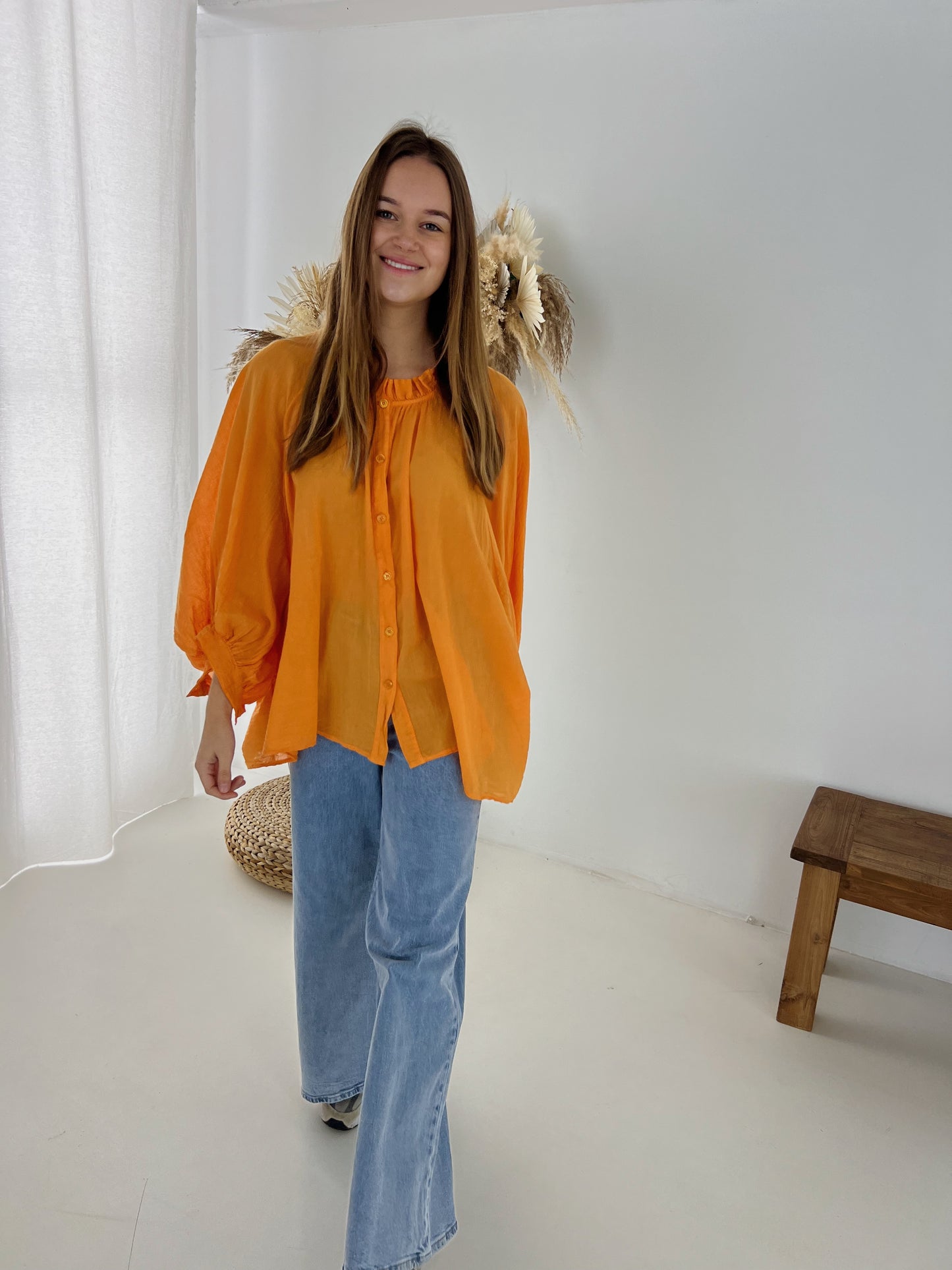 Aimee blouse oranje