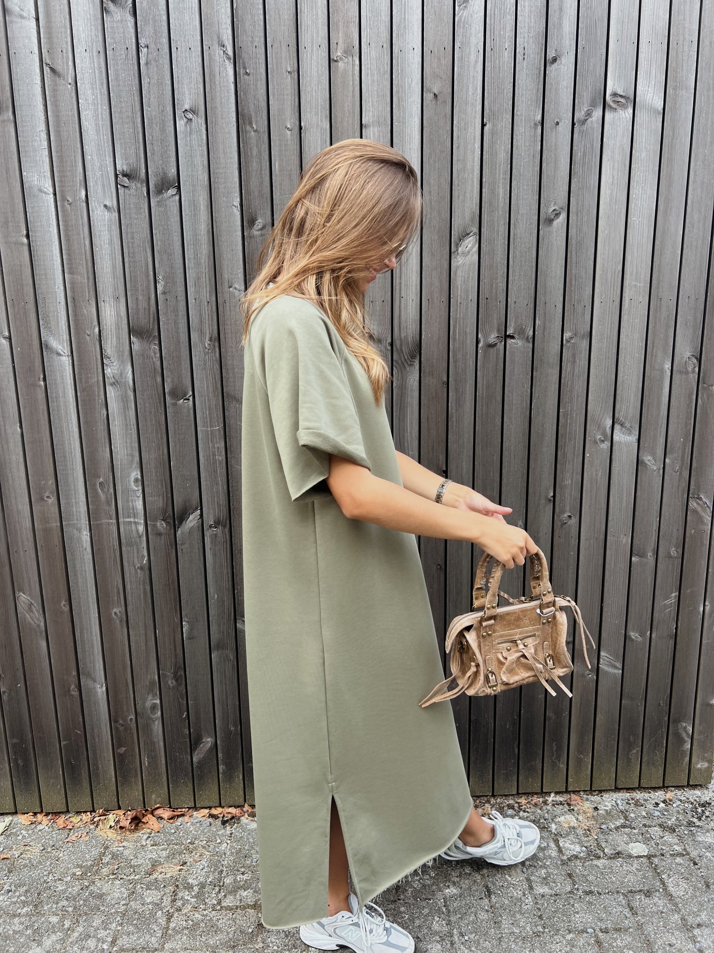 Amaryllis dress khaki