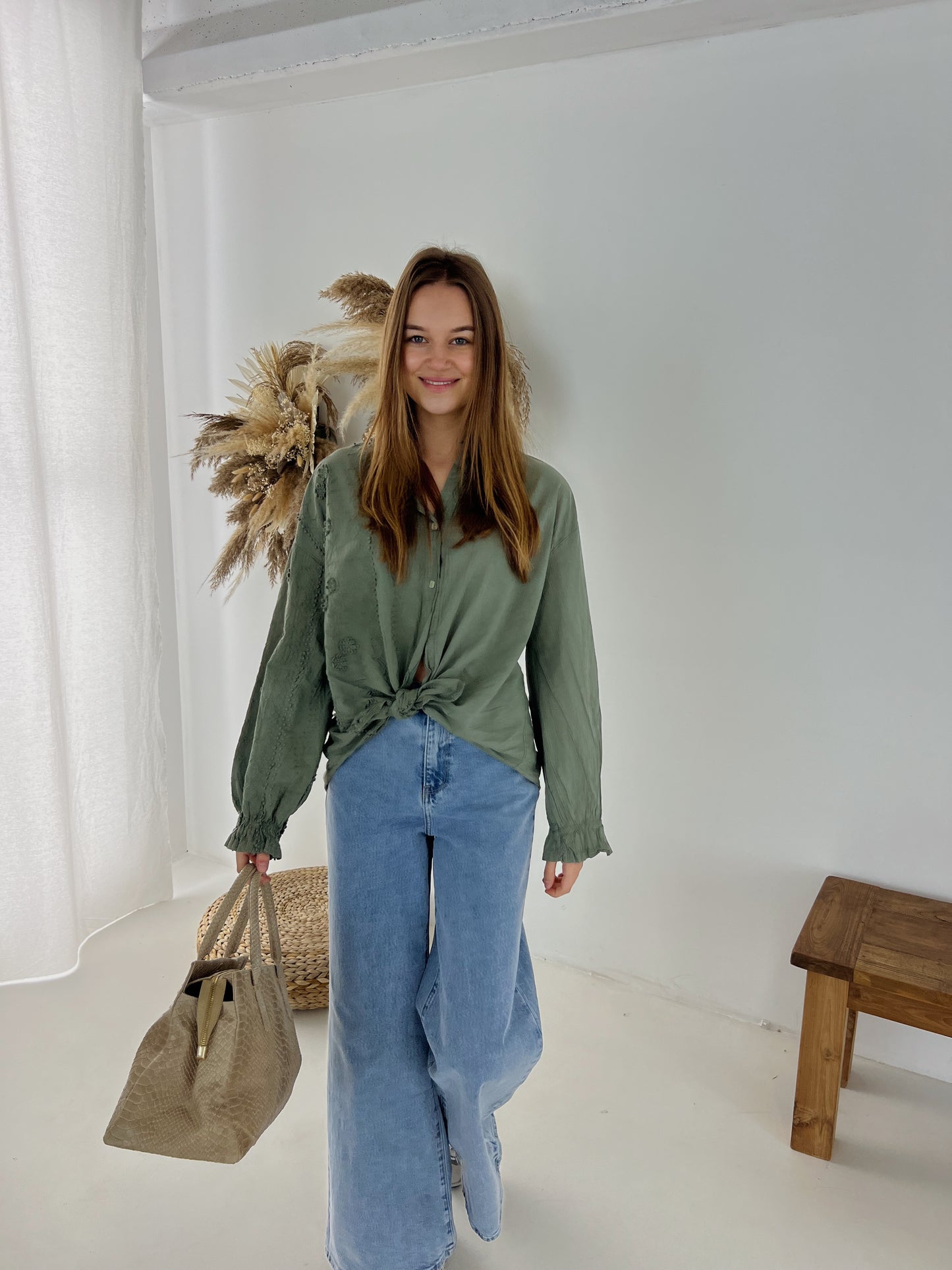 Merle blouse khaki