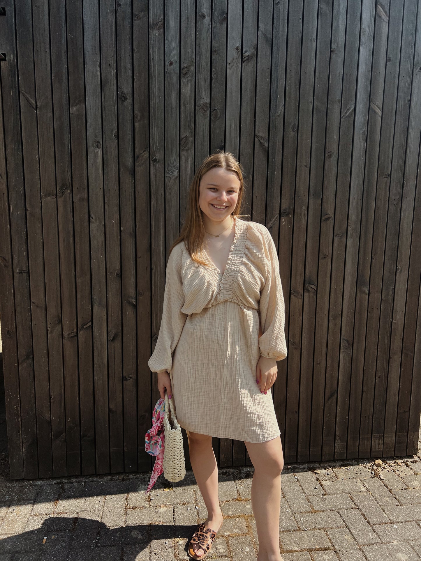 Nathalie dress beige