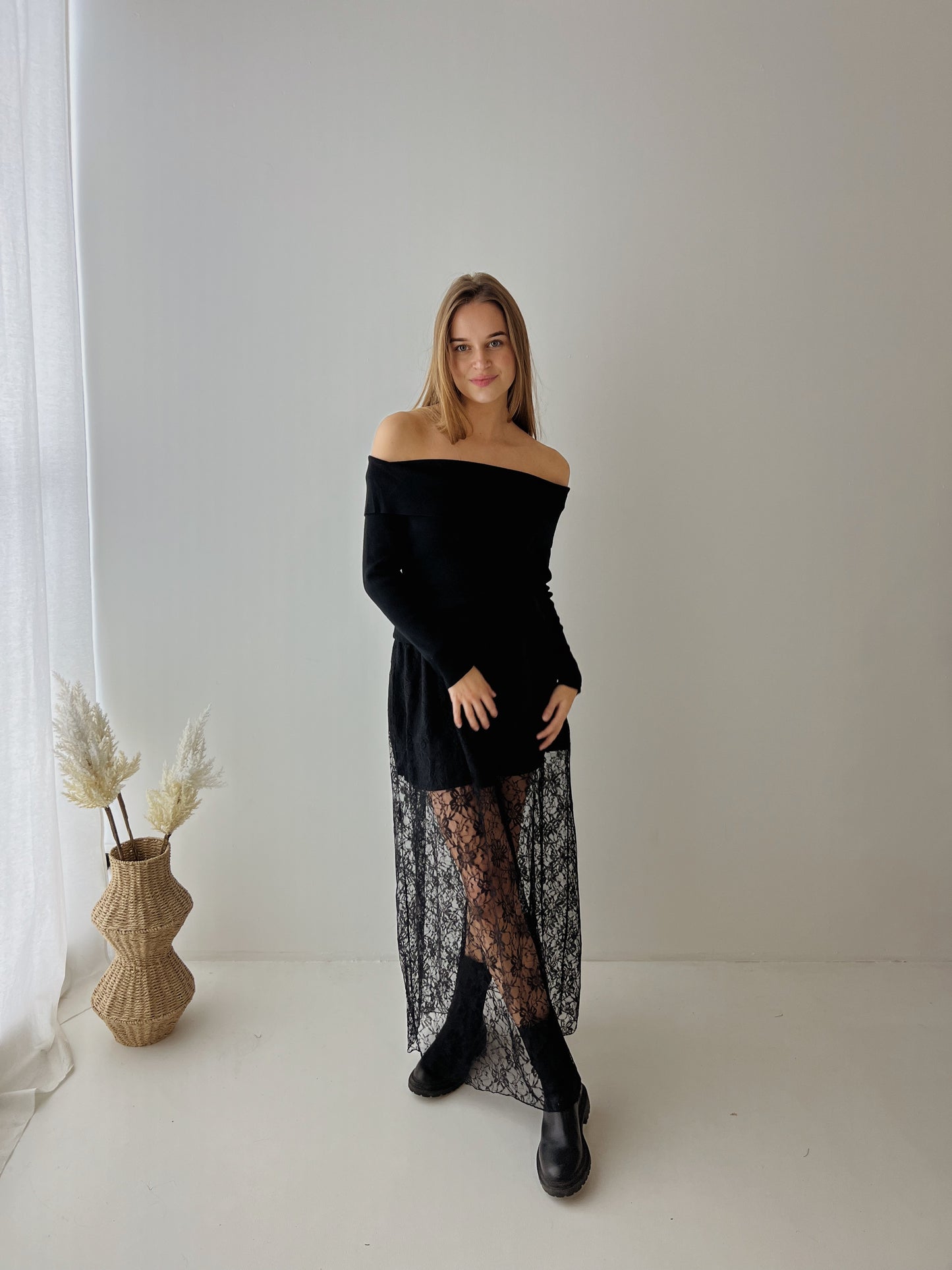 Alexia top zwart MINI PRIJSJE