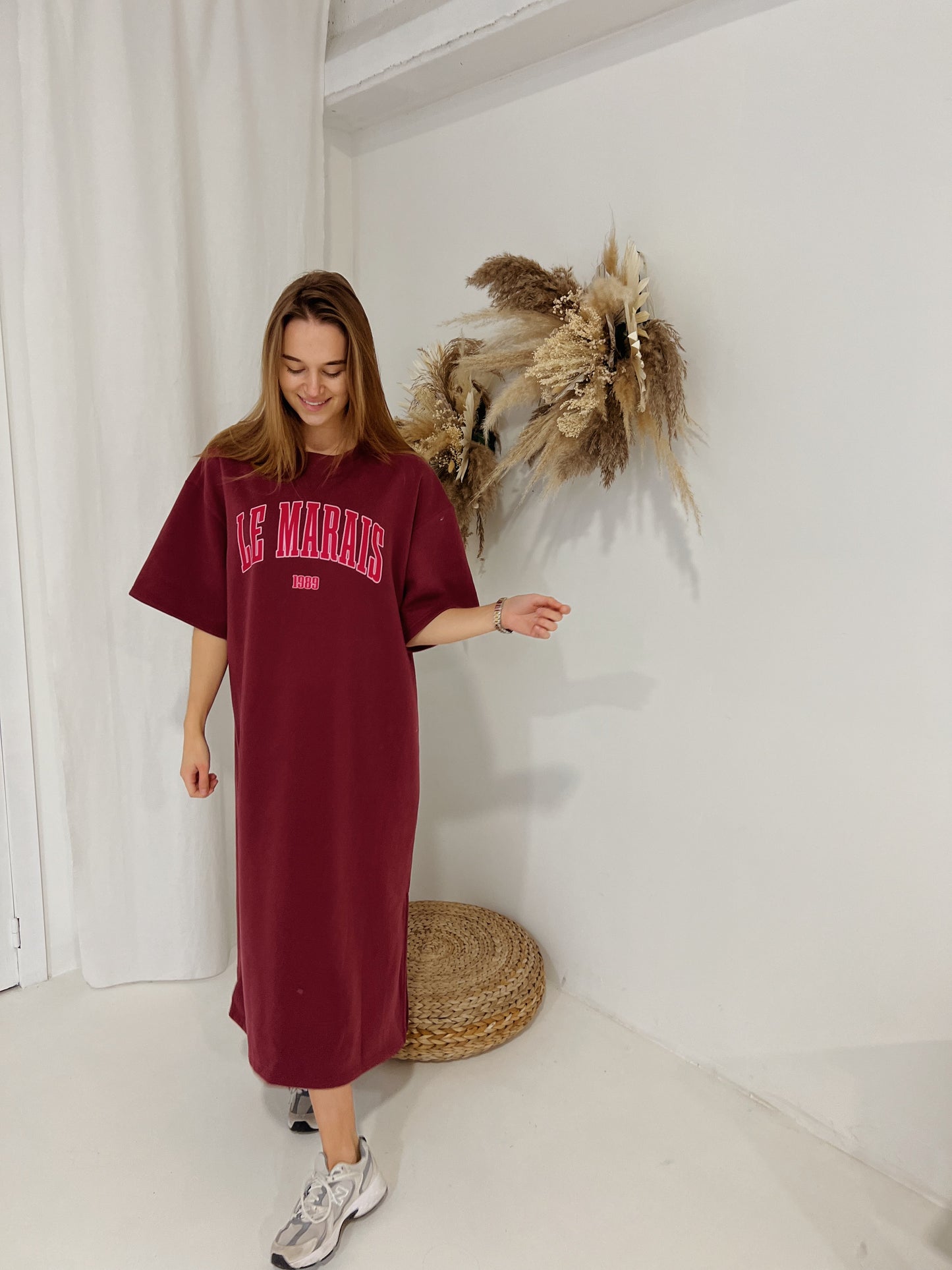 Lott dress Bordeaux