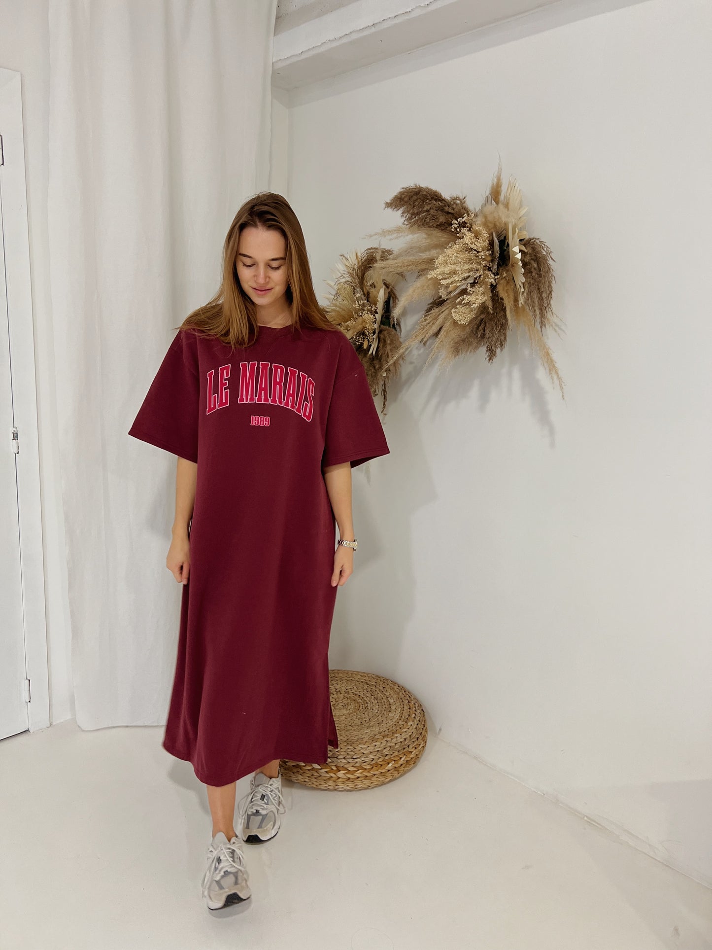 Lott dress Bordeaux