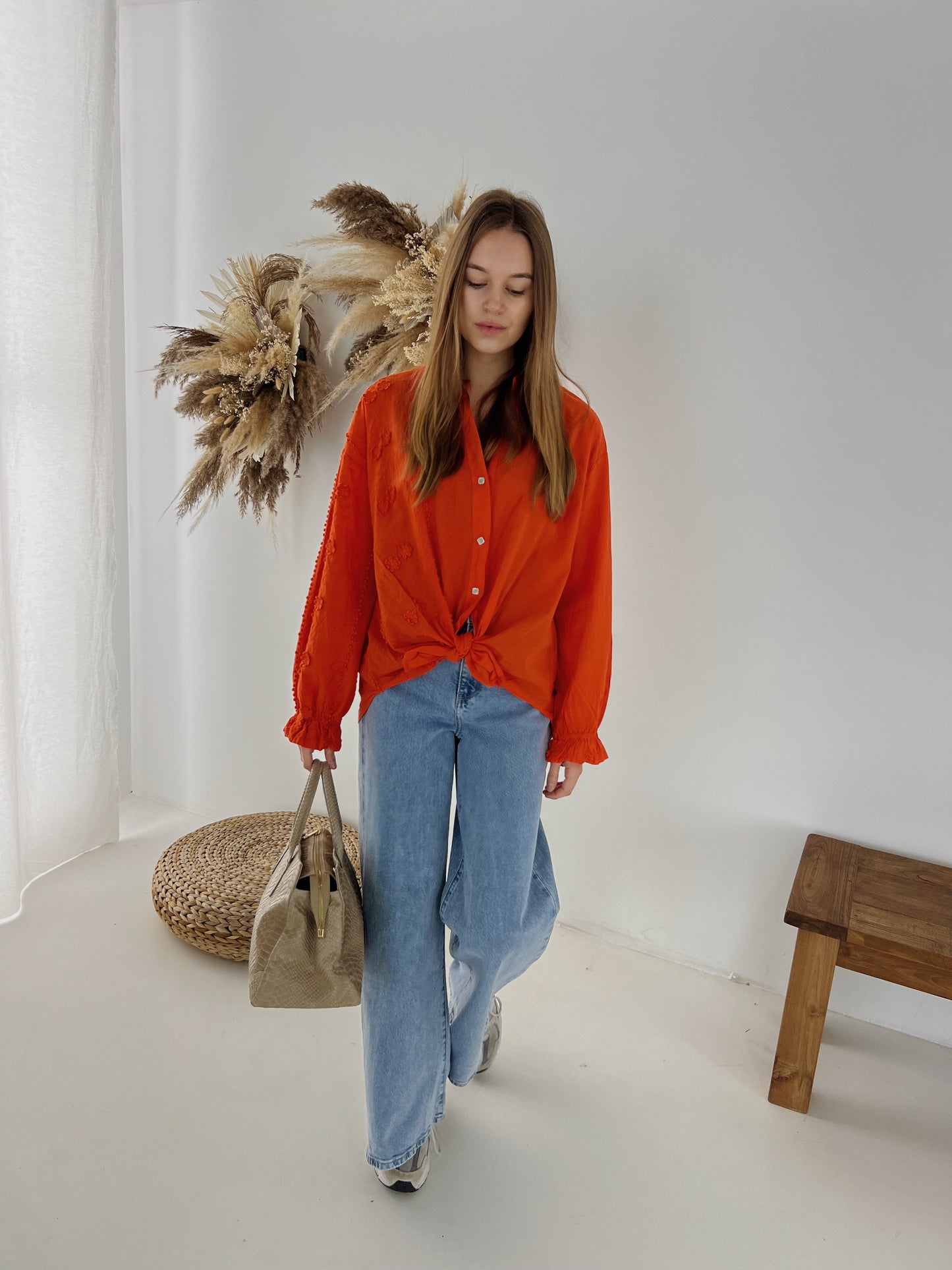 Merle blouse orange