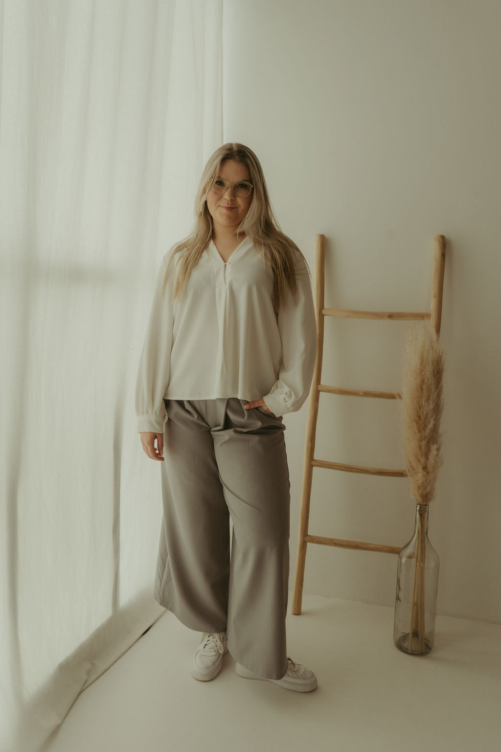 Joela pants grijs