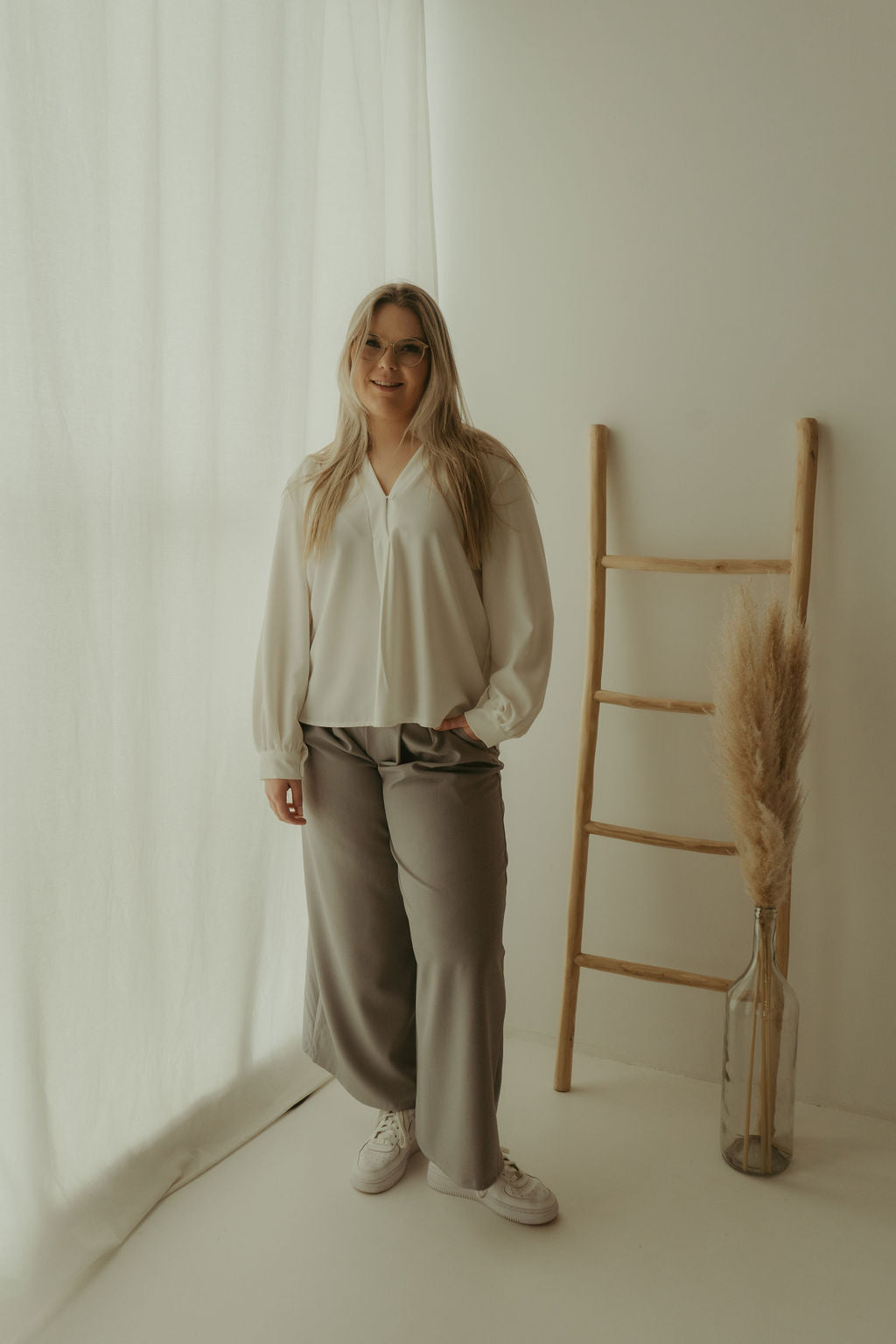 Joela pants grijs