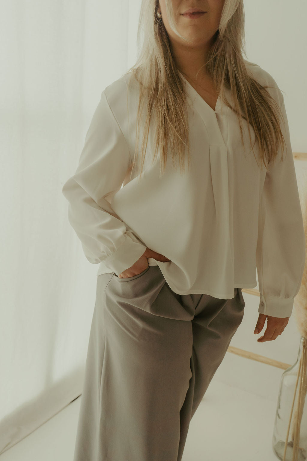 Joela pants grijs