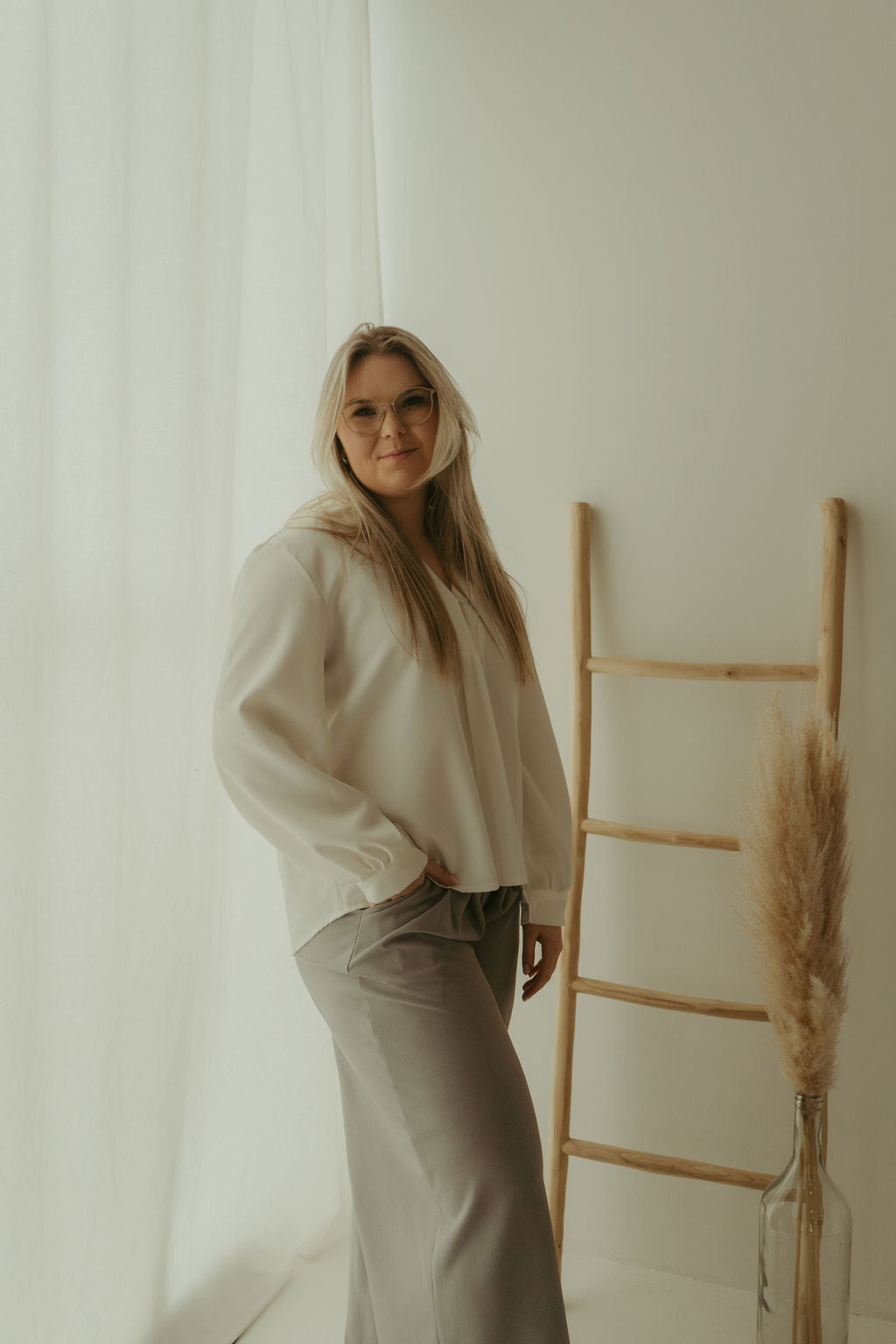 Joela pants grijs
