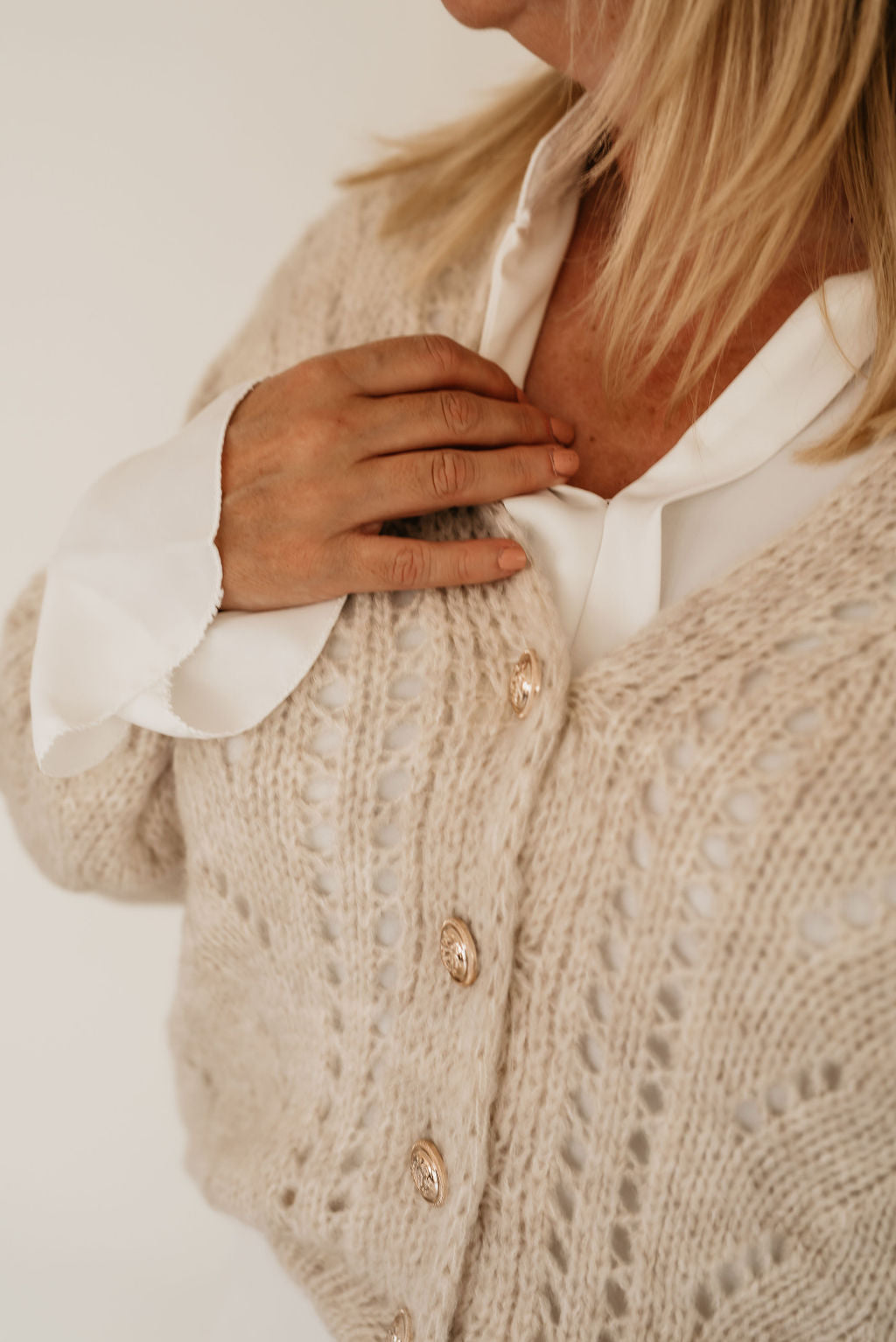 Belle witte blouse MINI PRIJSJE
