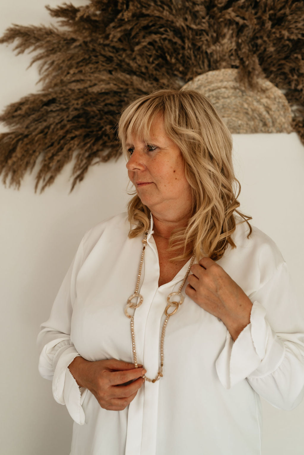 Belle witte blouse MINI PRIJSJE