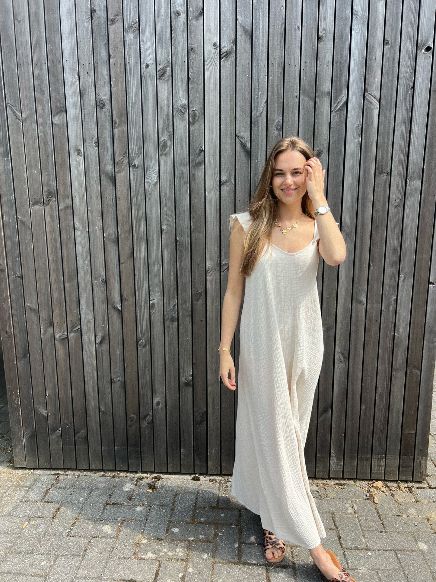 Joanna jurk beige