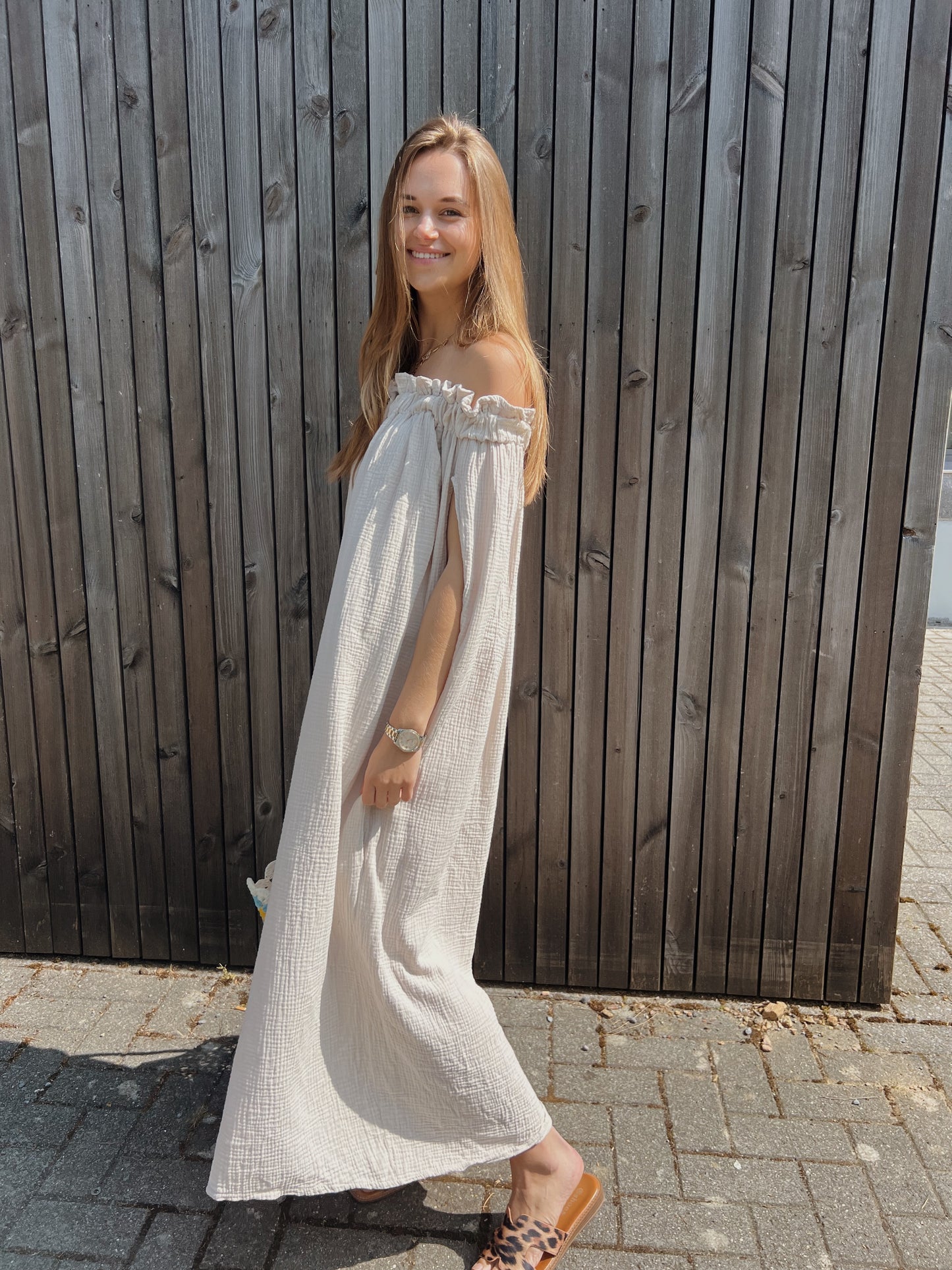 Mathilde dress beige
