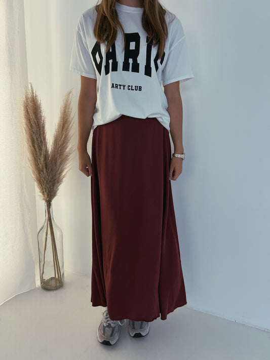 Saule maxi skirt bordeaux