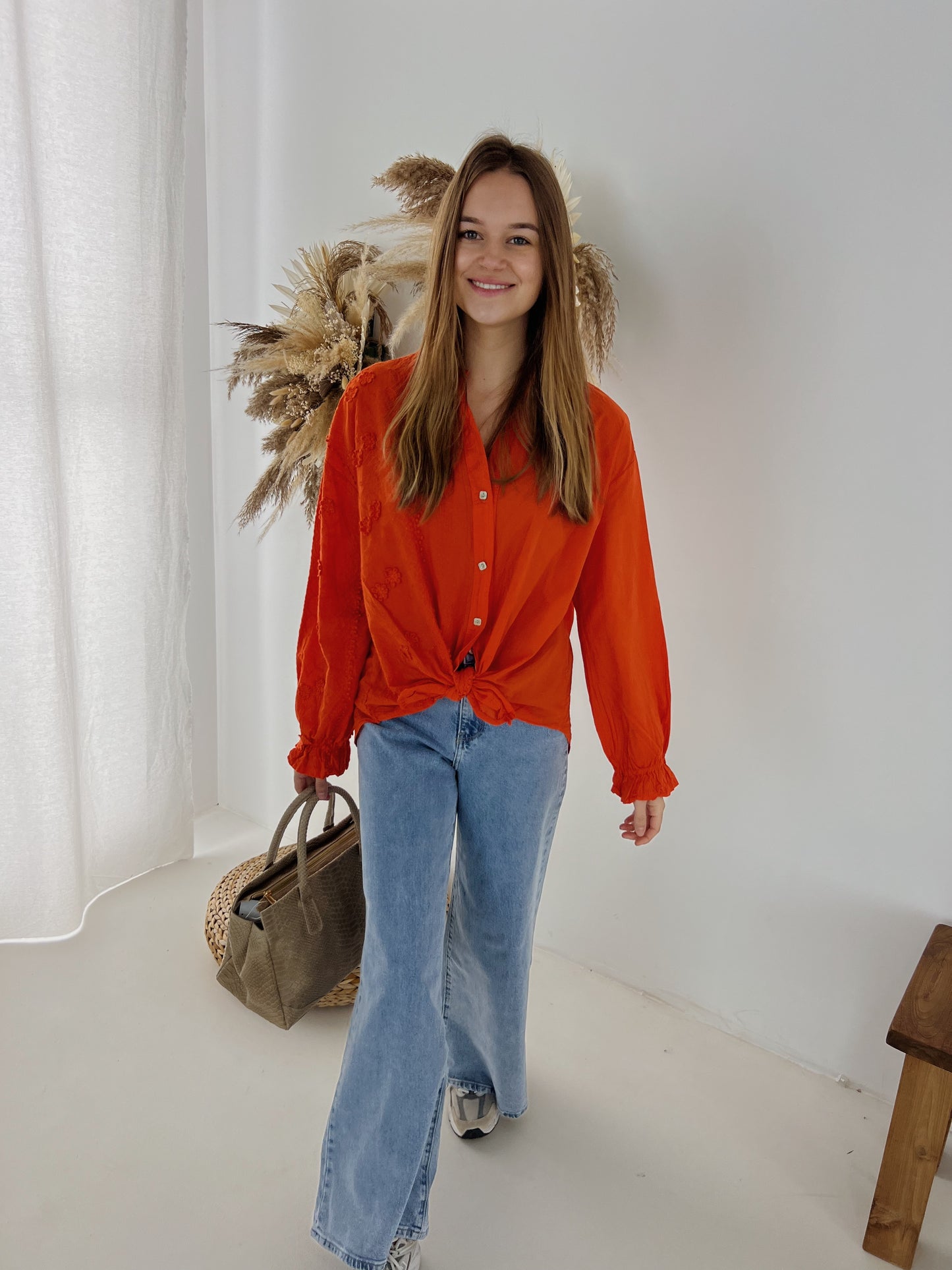 Merle blouse orange