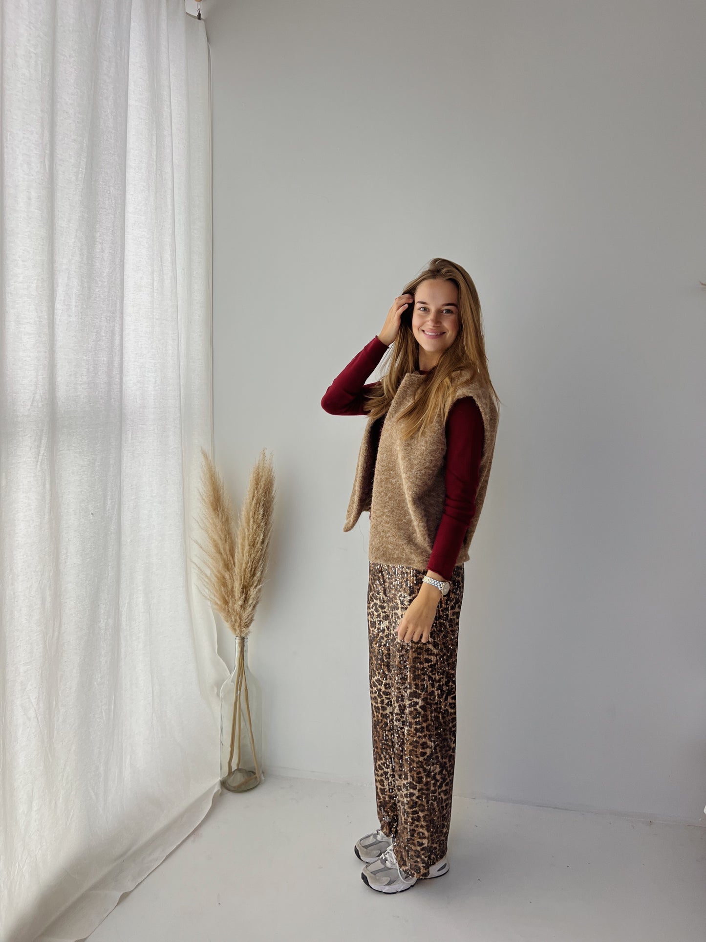 Delphine gilet camel