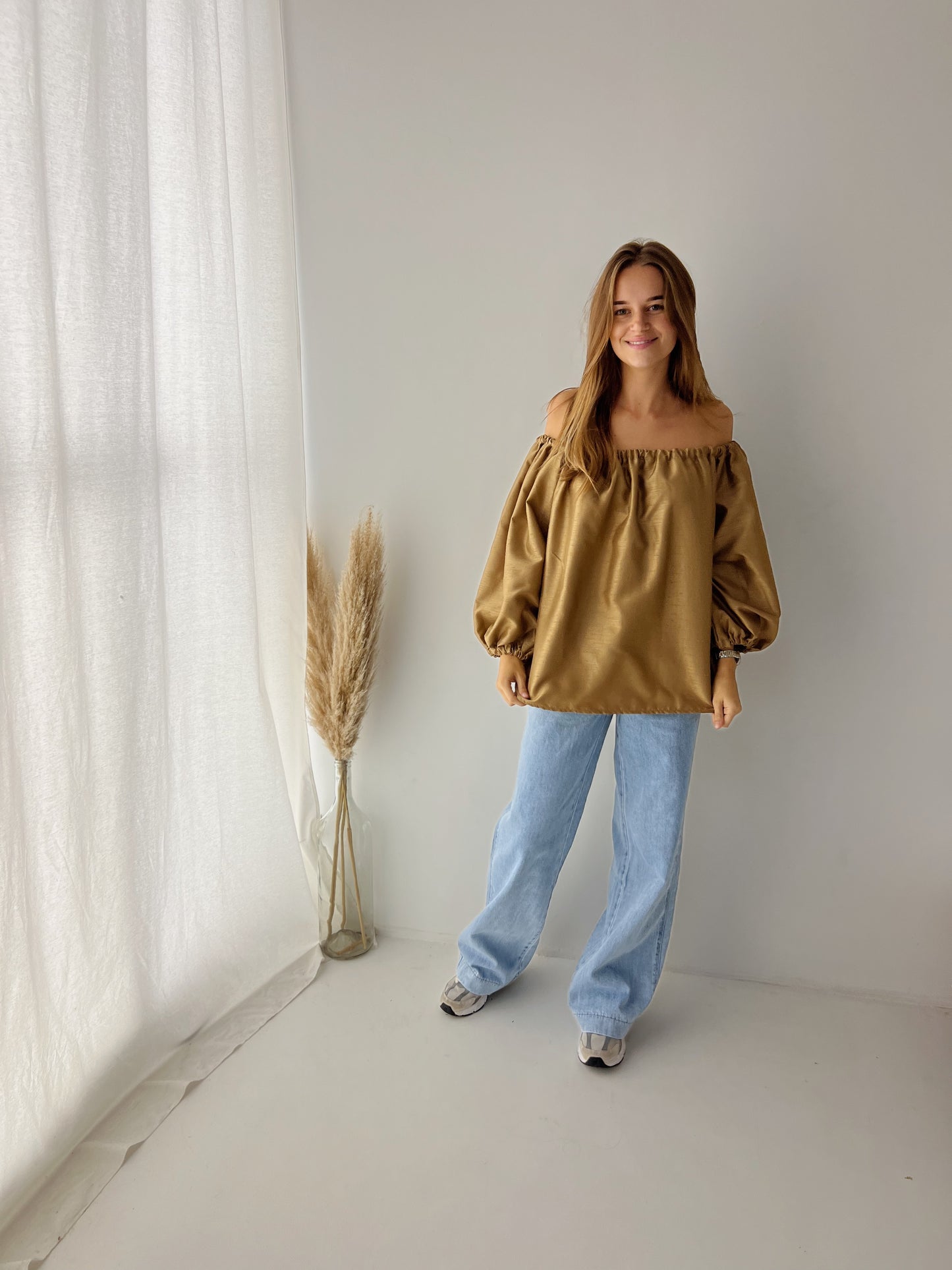 Blaire blouse camel