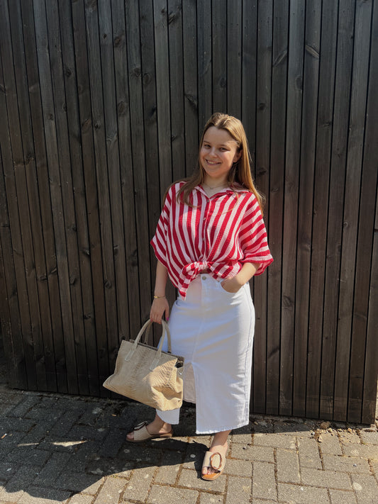 Lilou blouse rood