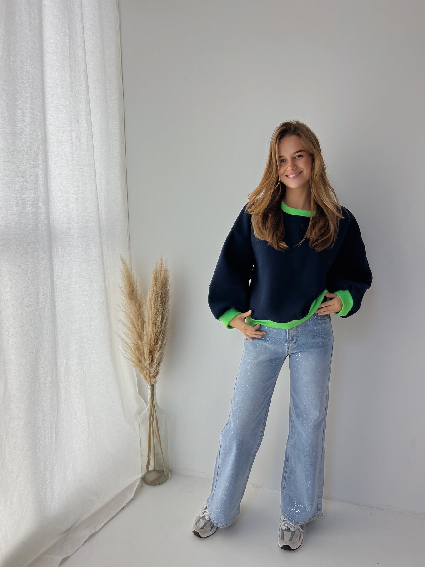 Loulou sweater navy