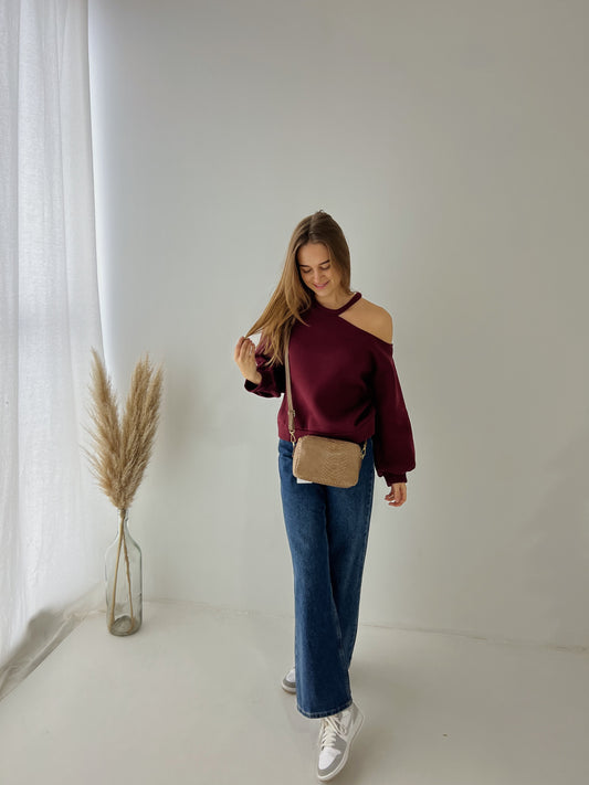 Estelle sweater bordeaux