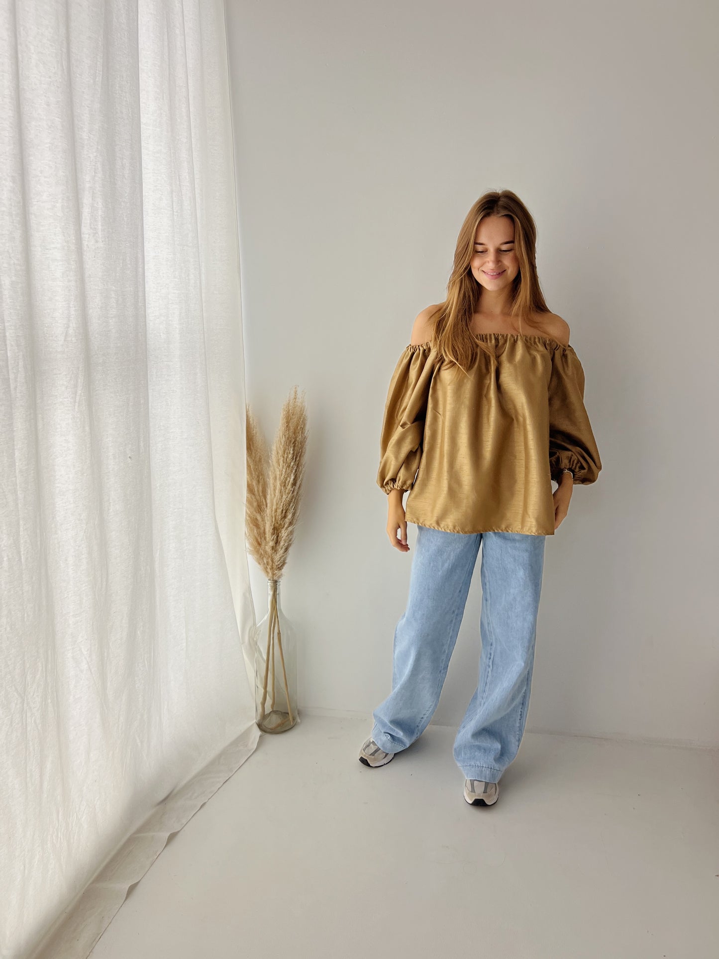 Blaire blouse camel