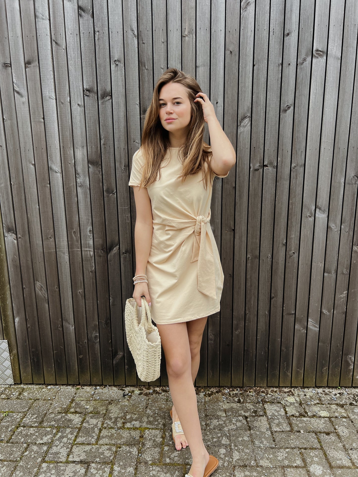 Loua dress beige