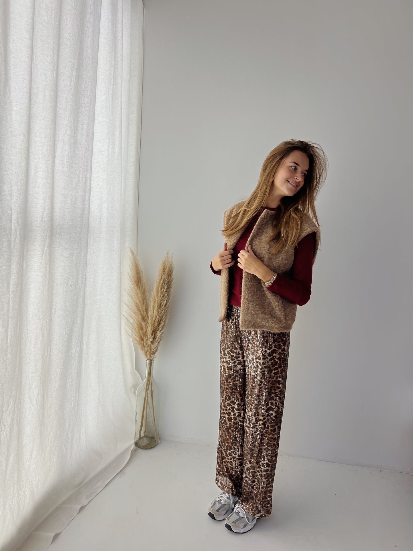 Delphine gilet camel