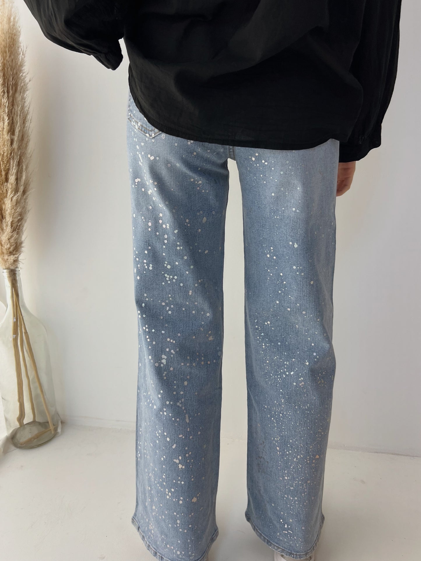 Maeve glitter jeans