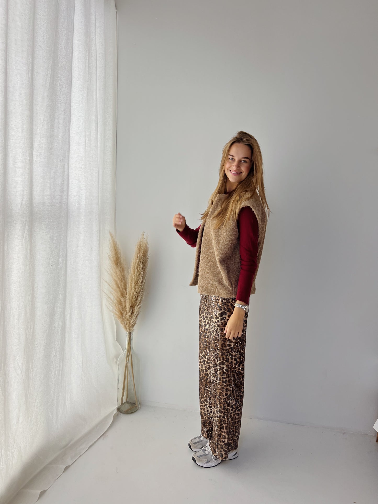 Delphine gilet camel