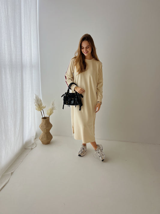 Violette dress beige LAATSTE STUK