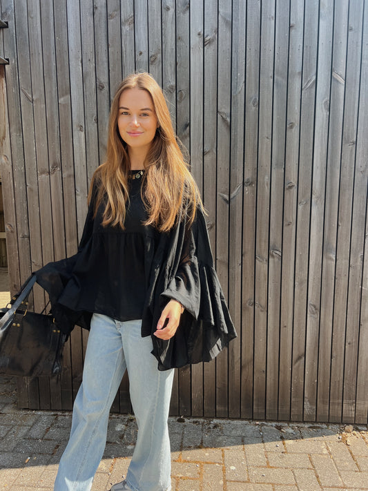 Marjolein blouse zwart