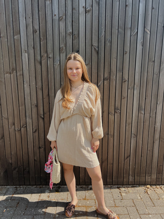 Nathalie dress beige