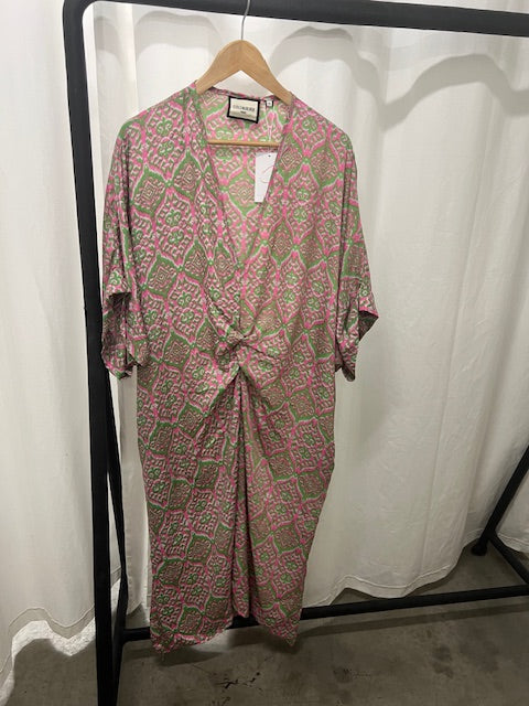 Lisa dress roos/groen