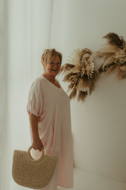 Mirla dress pink LAATSTE STUK