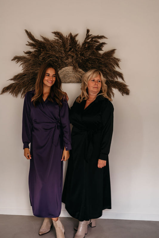 Savannah dress zwart. LAATSTE STUK
